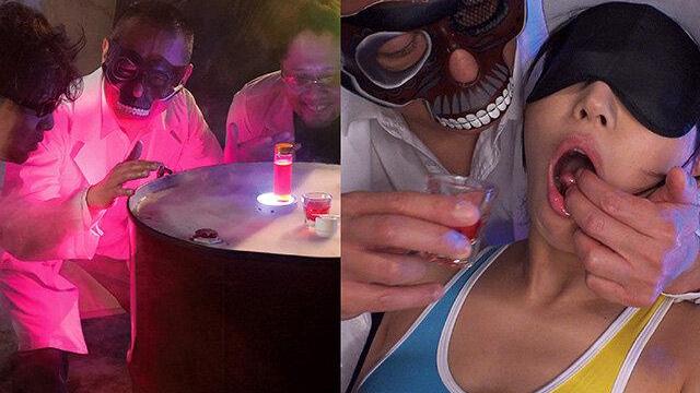 残酷博士の超強力媚薬で美少女が拘束され自我崩壊！黒獅子会の男たちに嬲られ凄まじい快楽で堕ちまくる♡