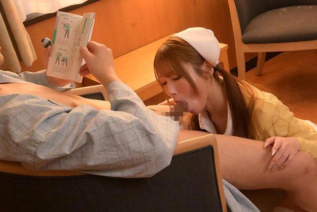 笑顔のナースがおしゃぶり尽くす病院サービス♡いつでもどこでも即尺口内射精と下のお口使い放題の快適治療♡