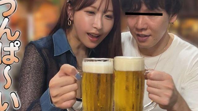 お酒でべろべろに酔った女の子がエロく豹変♡おっぱいはみ出しチンポを即しゃぶり、挿れたがる素顔満載の密着ドキュメントでプライベート暴露連発！