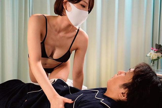 マスク姿のドスケベナースが患者を狙ってフェチプレイ！心の声丸出しの超絶意欲でヤリまくりまくりの濃厚SEX♡
